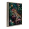 Stupell Industries Fashionable Leopard in Jungle Floating Frame, design by Petal Prints Design